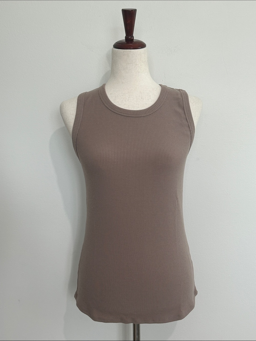 Woolx Raegan Toasted Almond Ribbed Tank Top Size Medium NWT